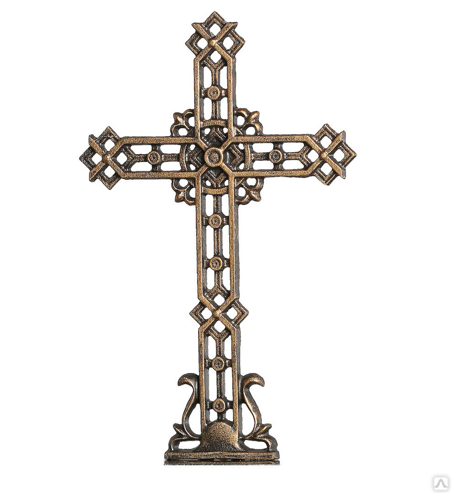 Крест стальной k406