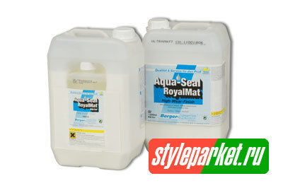 Лак быстросохнущий водный паркетный Berger Aqua-Seal RoyalMat, цена в ...