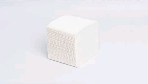 Бумага туалетная листовая 2-х слойная белая 100% целлюлоза 200л