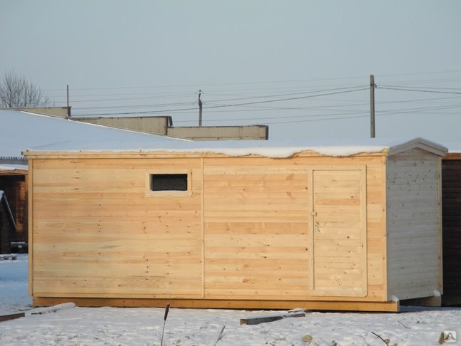 Бытовка строительная 2,3х5,8 отделка ДСП, цена в Санкт-Петербурге от ...