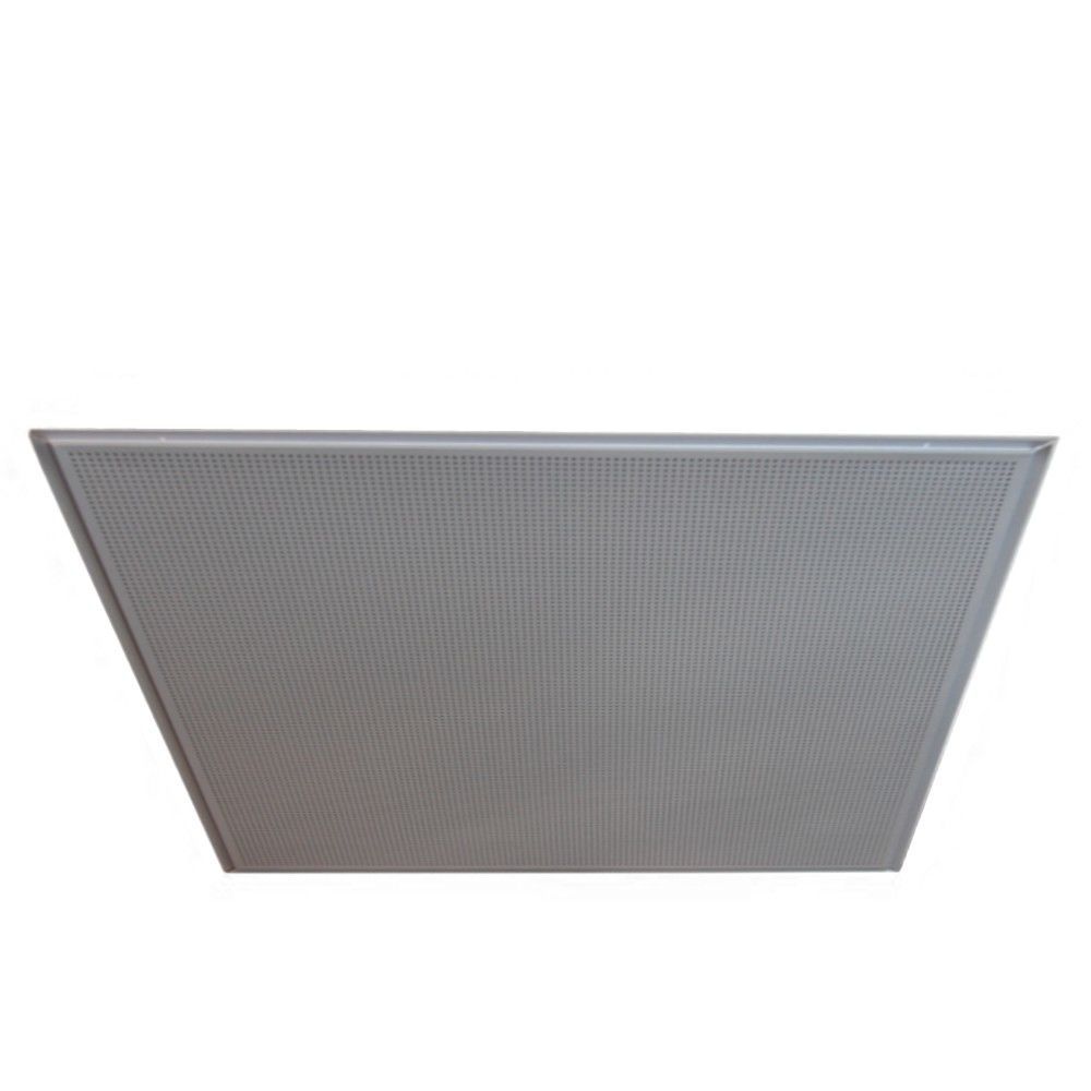 Плита потолочная алюминиевая "cesal" металлик перфорированная 595*595*0,45 мм, tegular к90°, 3313 Cesal