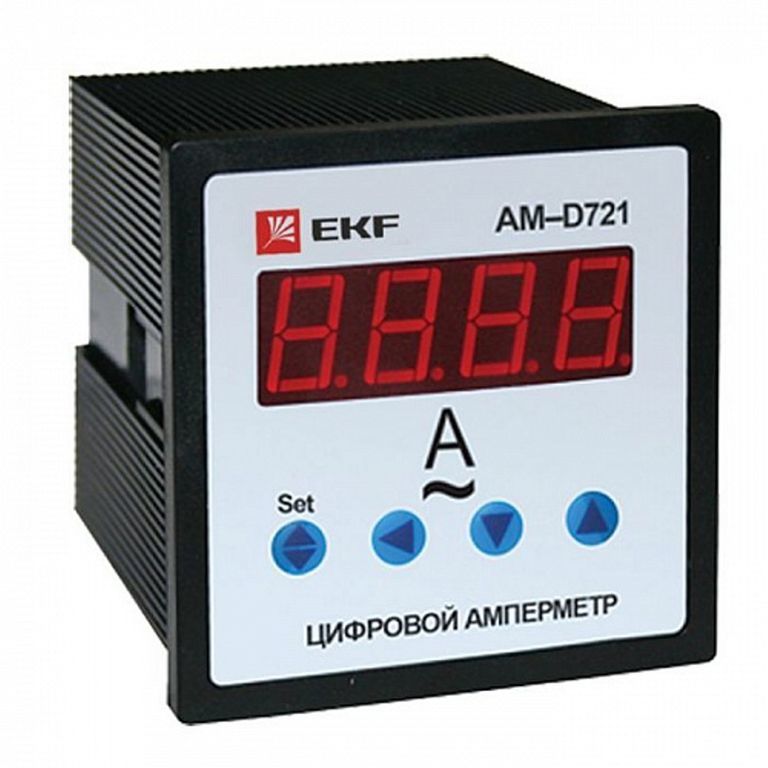 Амперметр AM-D721 цифровой на панель 72х72 однофазный EKF PROxima