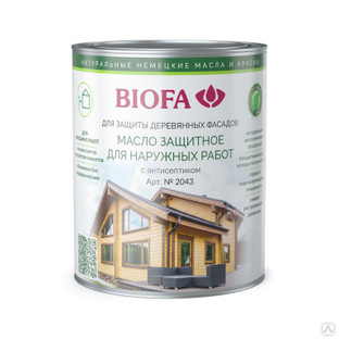 Масло для древесины 2043 Biofa, 10 л = 150 м2 