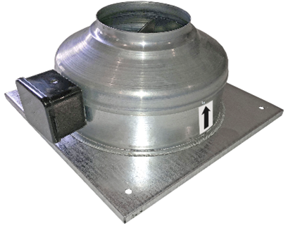 Канальный вентилятор круглый на квадратном фланце VANVENT ВКВ-ФП 250 E