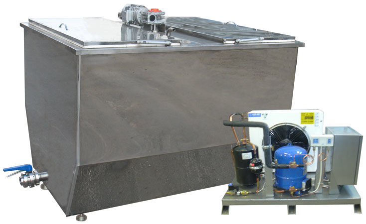 Ванна охлаждения (для молока) ИПКС-024-1000(Н), хладопроизводительность 6 кВт