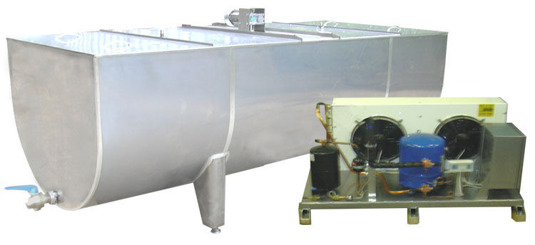 Ванна охлаждения (для молока) ИПКС-024-2000(Н), хладопроизводительностью 12 кВт