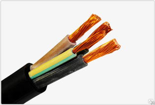 Резиновый провод повышенной гибкости для обеспечиня оборудования электропитанием. 