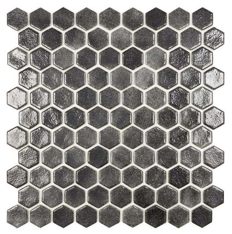 Керамическая плитка Керамин Vidrepur Hexagon Мозаика Hex Colors № 509 (на сетке) 30,7х31,7