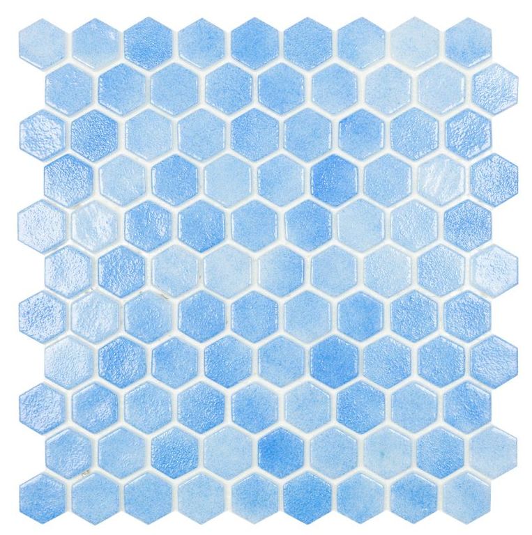 Керамическая плитка Керамин Vidrepur Hexagon Мозаика Hex Colors № 110 (на сетке) 30,7х31,7