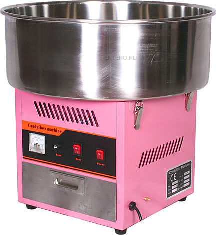 Аппарат для приготовления сахарной ваты STARFOOD ( диам.520 мм), розовый