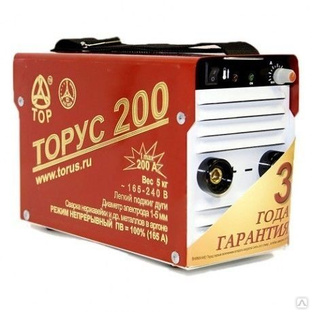 Сварочный инвертор ТОРУС-200 КЛАССИК (+провода) 