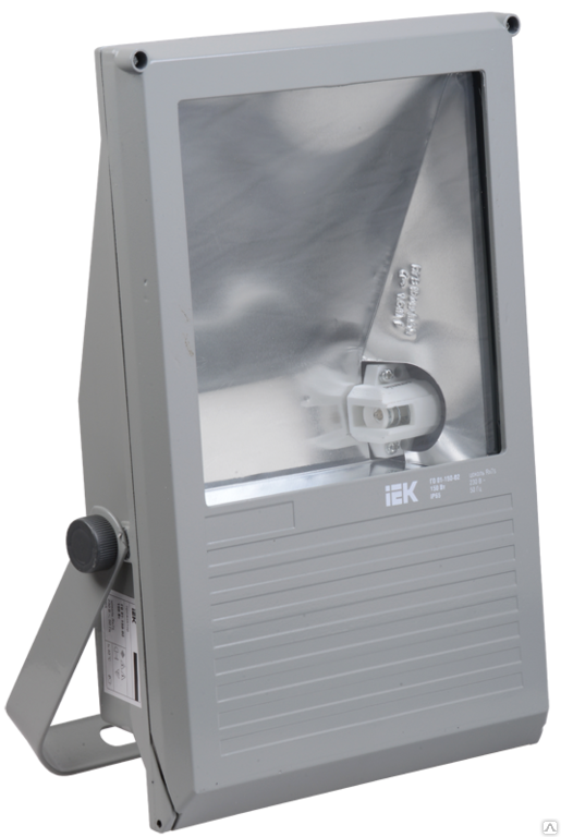 Прожектор го01-150-02 150вт rx7s серый асимметричный ip65 iek