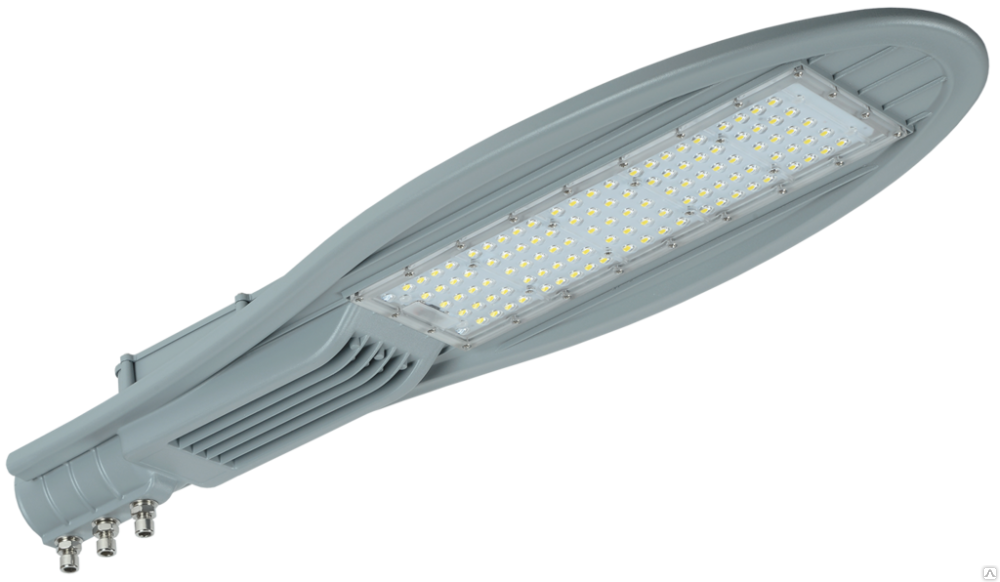 Светильник светодиодный дку 01-100ш 3000к ip65 серый iek