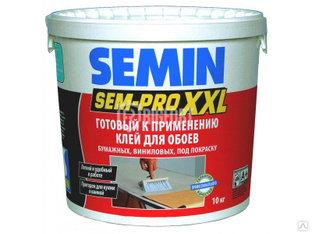 Обойный клей Semin SEM-PRO XXL, готовый для бумажных и флизелиновых обоев 1 
