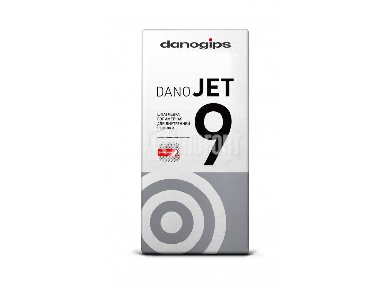 Шпатлевка полимерная DANOGIPS Dano JET 9 выравнивающая 20 кг
