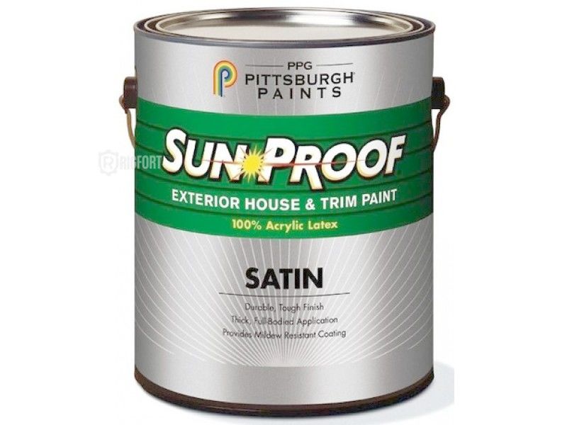 Фасадная краска PPG Sun-Proof®,100% акрил, для тёмных оттенков 0,946 л (1 q
