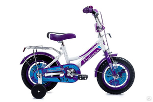 Велосипед детский 12 дюймов Байкал-RE02, фиолетовый Л1202 
