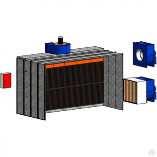 Покрасочная камера для фасадов мдф