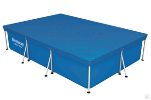 28038 intex тент покрывало для прямоугольного бассейна rectangular pool cover