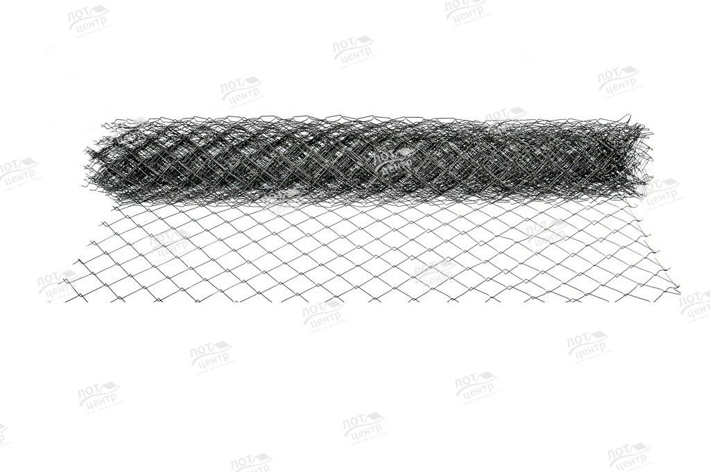 Сетка рабица стальная неоцинкованная, 1х10 м, ячейка 45х45 мм, D=1,6 мм