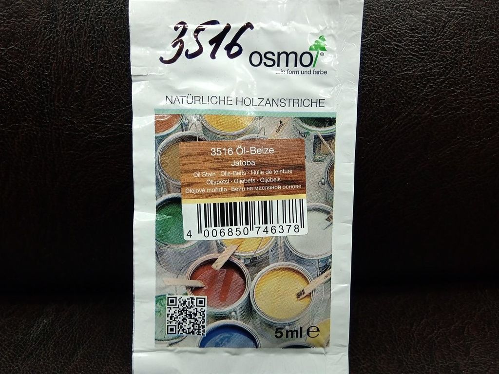 OSMO 3516 Ятоба бейц-краситель (0,005л)