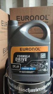 Моторное масло Euronol Drive Formula LL 5W-40 C3 4л. 
