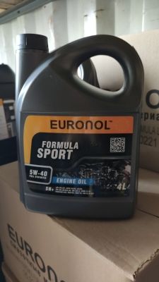 Моторное масло Euronol Sport Formula 5w-40 SN+ 4л.