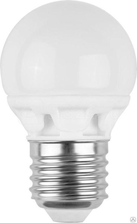 Лампа светодиодная LED3-G45/845/E27 3Вт шар 4500К бел. E27 260лм 220-240В