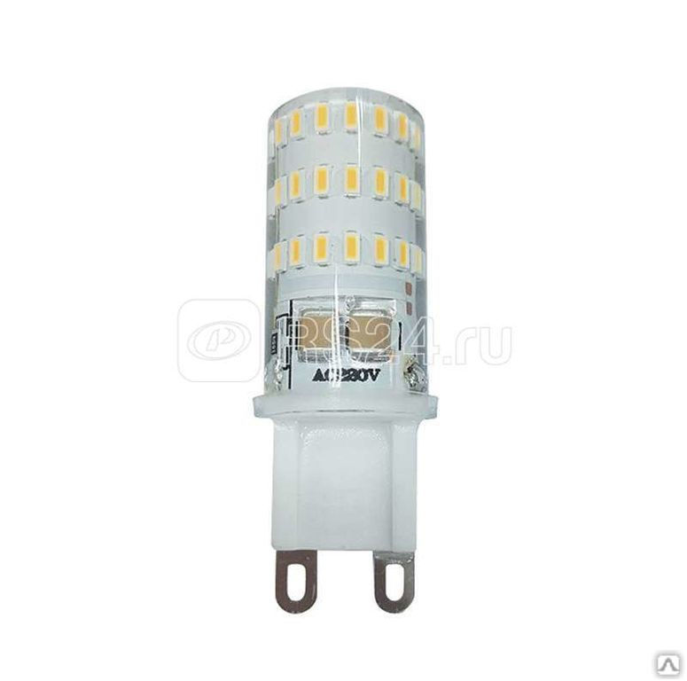 Лампа светодиодная PLED-G9 5Вт капсульная 2700К тепл. бел. G9 320лм
