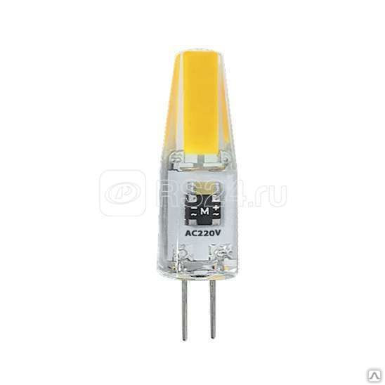 Лампа светодиодная PLED-G4 COB 3Вт капсульная 3000К тепл. бел. G4 240лм