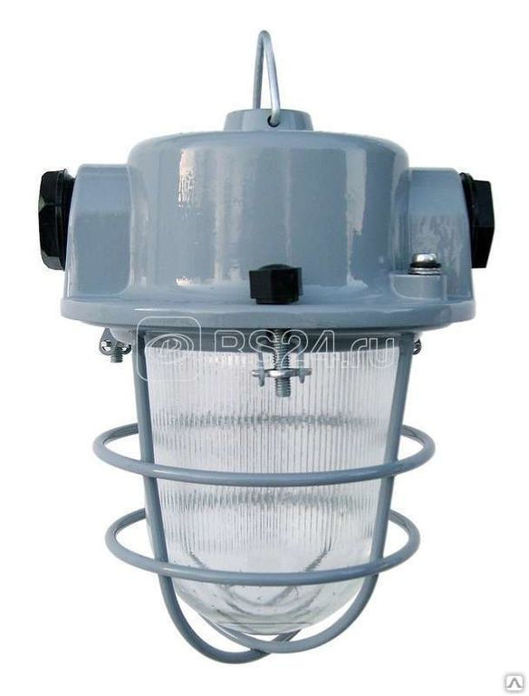Светильник НСР 01-100-02 "Шахтер" IP54 корпус алюминиевый литой с решеткой