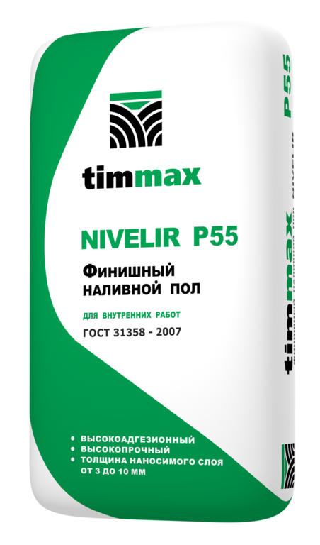 Финишный наливной пол Timmax Nivelir P55