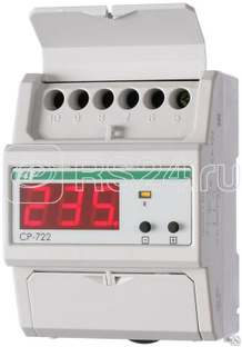 Реле контроля напряжения CP-722 (50-450В 75А 4.5мод. монтаж на DIN-рейке) 