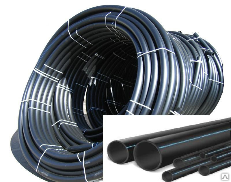 Труба полиэтиленовая ПЭ 100 наружный диаметр 125 мм SDR 17 стенка 7,4 ...