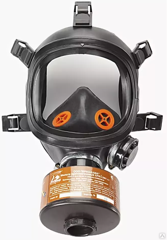 Панорамная маска ППМ-88 в комплекте с фильтром комбинированным A2P3D .