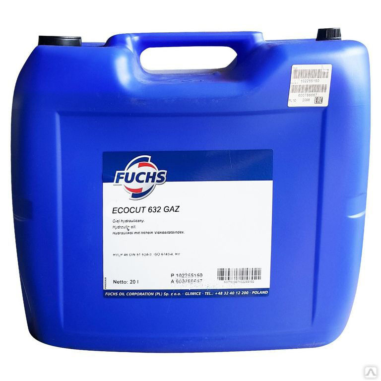Смазочно-охлаждающая жидкость СОЖ Fuchs Ecocut 632 GAZ (20 л)