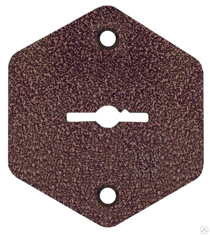 Накладка декоративная BORDER НШ-002 шестигранная медный антик. 70044