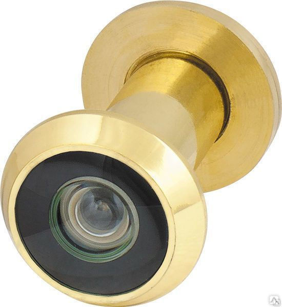Глазок дверной ARMADILLO пластиковая оптика DV1, 16/35х60 GP Золото