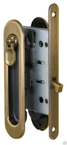 Набор для раздвижных дверей ARMADILLO SH011-BK WAB-11 Матовая бронза