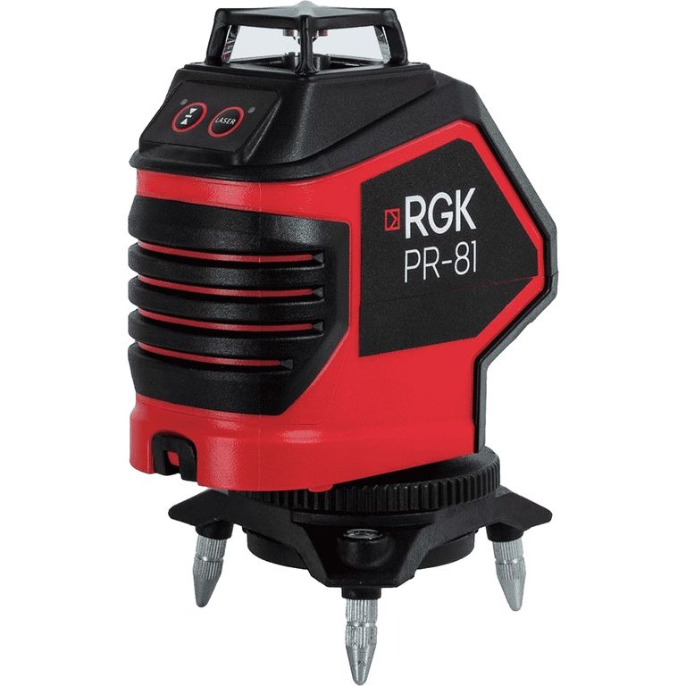 Комплект: лазерный уровень RGK PR-81 + штанга-упор RGK CG-2 2