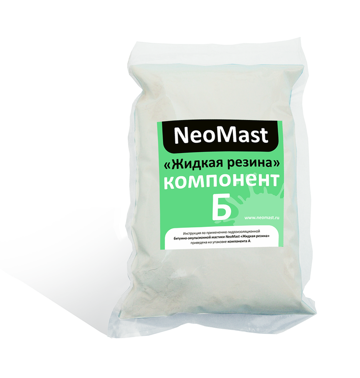 Жидкая резина NeoMast. Двухкомпонентная. Компонент Б, мешок 2,5 кг.