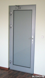 Двери алюминиевые двойной витраж под ключ Дверь алюминиевая двойной витраж под ключ