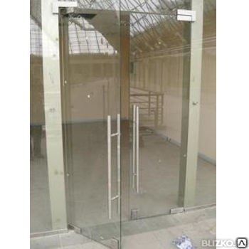 Дверь стеклянная с доставкой и установкой индивидуальные размеры