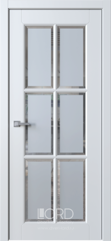 Дверь межкомнатная Bella 2 со вставками из прозрачного стекла