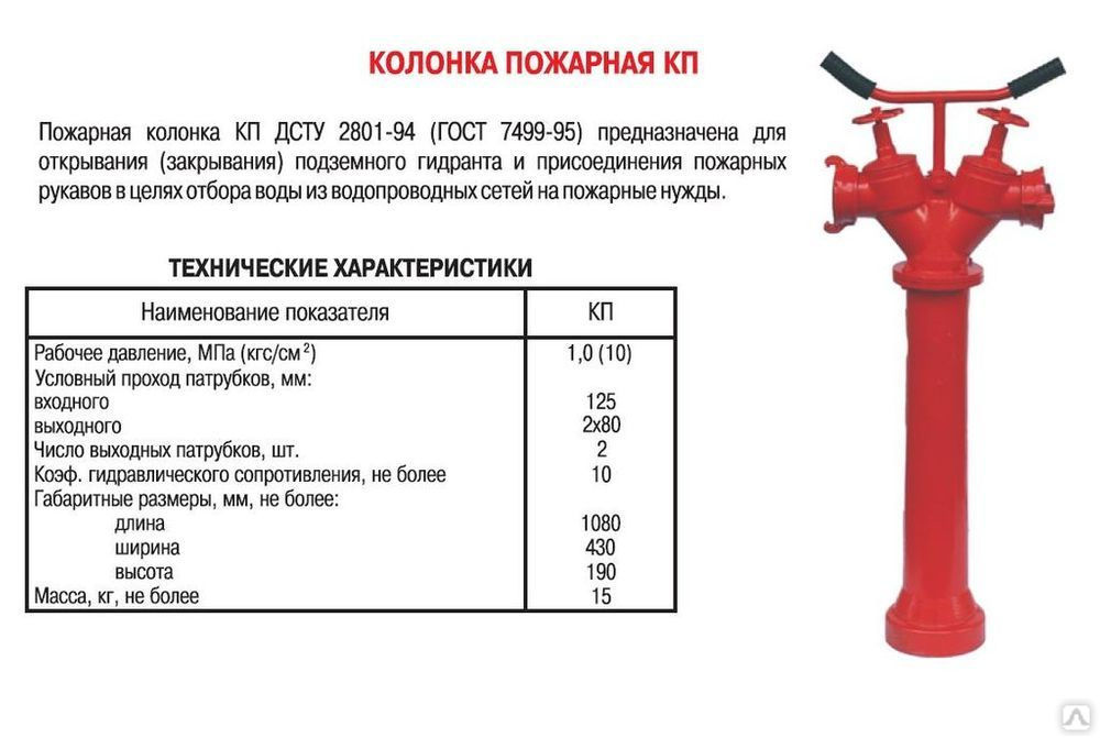 Пожарный гидрант московского образца