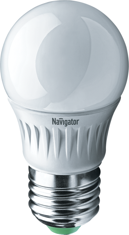 Лампа светодиодная 94 477 NLL-P-G45-5-230-2.7K-E27 5 Вт шар 2700К теплый цвет белый E27 330 лм 220-240В Navigator 94477