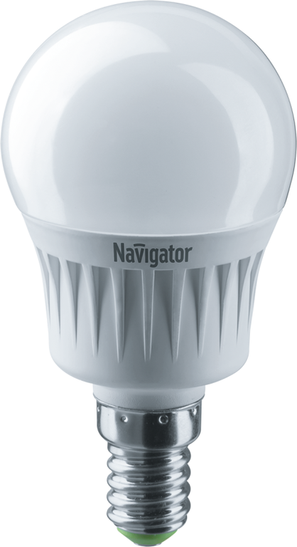 Лампа светодиодная 94 466 NLL-G45-7-230-2.7K-E14 7Вт шар 2700К тепл. бел. E14 500лм 176-264В Navigator 94466 NAVIGATOR