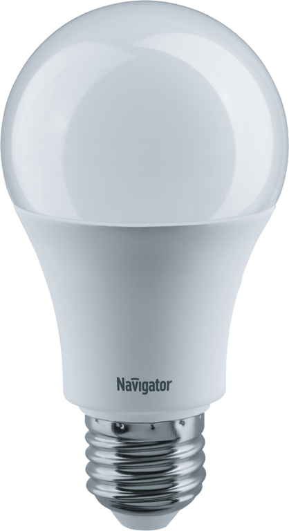 Лампа светодиодная 71 296 NLL-A60-12-230-2.7K-E27 (Standard) 12Вт грушевидная 2700К тепл. бел. E27 900лм 176-264В Naviga