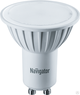 Лампа светодиодная 94 264 NLL-PAR16-5-230-3K-GU10 5 Вт 3000К тепл. бел. GU10 360 лм 170-260В Navigator 94264 