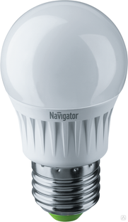 Лампа светодиодная 94 467 NLL-G45-7-230-2.7K-E27 7 Вт шар 2700К тепл. бел. E27 500 лм 176-264В Navigator 94467 